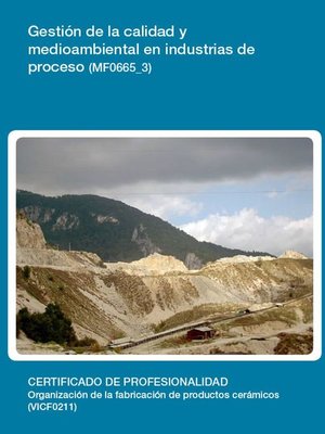 cover image of MF0665_3--Gestión de la calidad y medioambiental en industrias de proceso